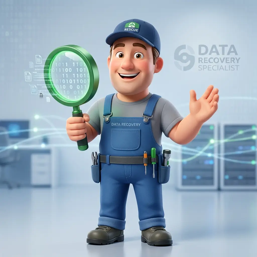 Data Recovery Expert Mascot